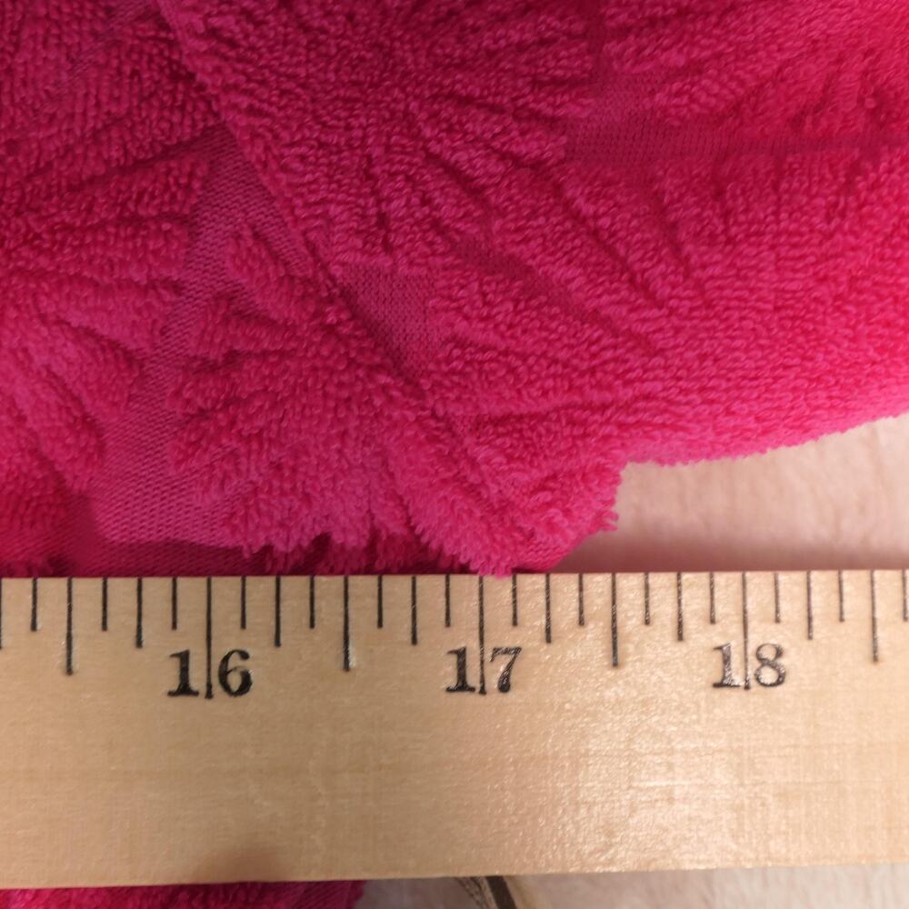 PJ Salvage Beach Cover Up Womens Small Hot Pink Terry Hooded Sunburst Mini - Picture 8 of 15